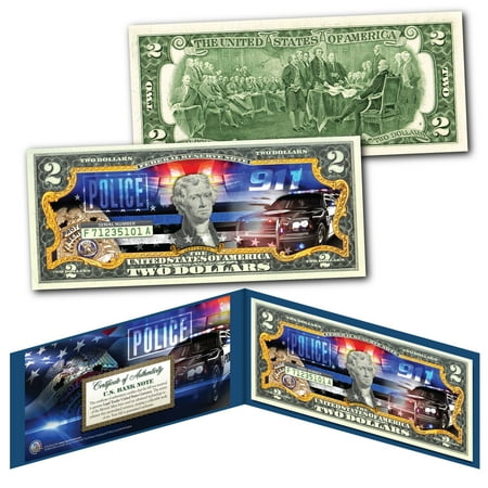 UPC: 0749002332107 | POLICE DEPARTMENT 911 Emergency Response Agency Genuine US $2 Bill – The Finest