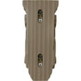 thumbnail image 4 of Ekena Millwork 4 1/2"W x 5"D x 10"H Medium Traditional Acanthus Corbel, Walnut, 4 of 4