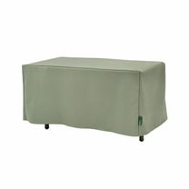 Modern Leisure Basics Patio Ottoman Cover, 37"L x 22"W x 17"H, Sage Green