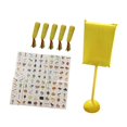 thumbnail image 4 of Bolsas de frijoles Regalos de juego de juego Cornhole Juego para carnaval en interiores al aire libre amarillo, 4 of 8