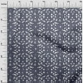 thumbnail image 2 of oneOone Viscose Chiffon Gray Fabric Triangle Geometric Sewing Material Print Fabric By The Yard 42 Inch Wide, 2 of 4