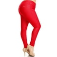 thumbnail image 2 of Women's Plus Size Full-Length Solid Jeggings, 2 of 4