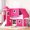 Pink Solid Wood MDF Twin2, variant on LHSHID Twin Size Loft Bed with Slide Blue Tent and Tower-Blue