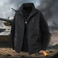 thumbnail image 3 of Stamzod Mens Vest Lightweight Windproof Zip Up Vests Outerwear with Pockets Outdoor Work Photo Golf Sleeveless Jackets Black XXXL, 3 of 10