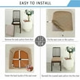 thumbnail image 4 of Vireellx Dining Chair Cover Elastic Slipcovers, Jacquard Dining Room Chair Covers Set of 6, Removable Seat Covers for Chairs to Protect Kitchen Chairs, 4 of 7