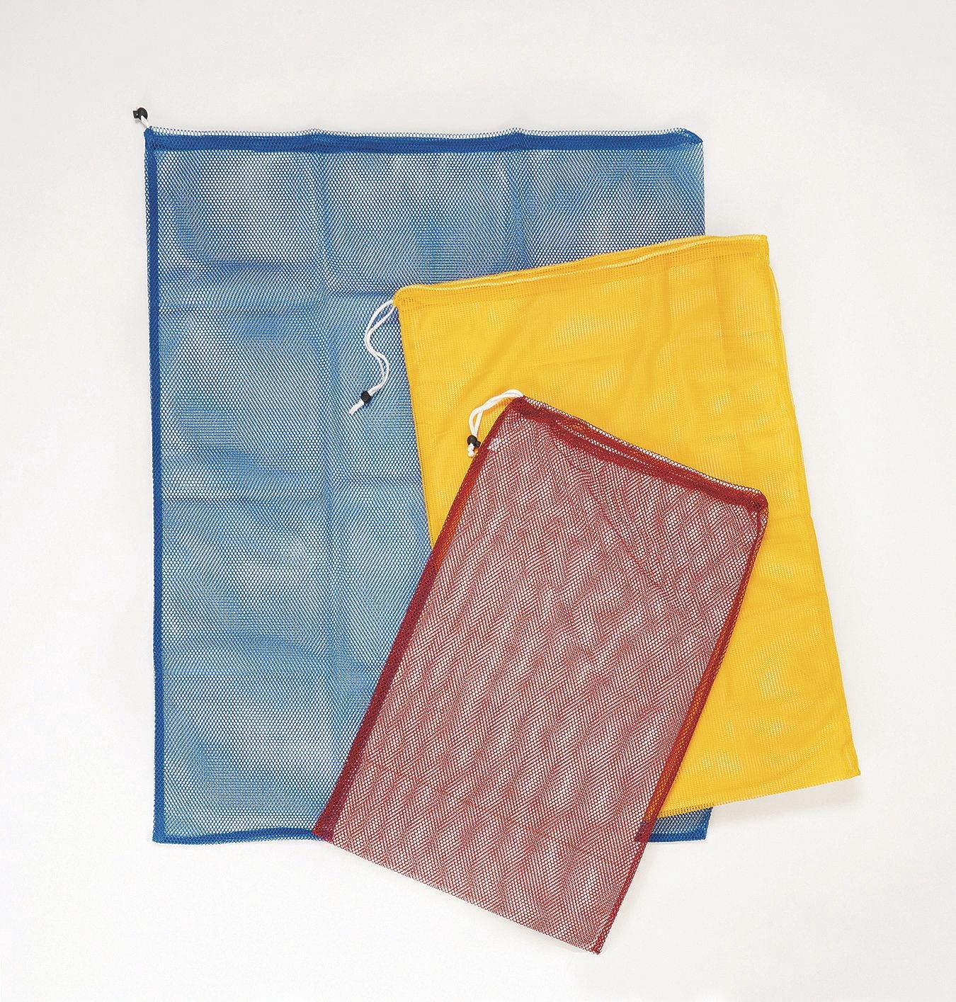 Spectrum™ Medium Drawstring Mesh Storage Bags, 30” x 20” (Set of 6)