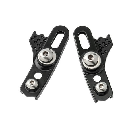 

1 Pair Bike Brake Shoe Aluminum Alloy Replacing Accessory Block Fixator Cycling Accessories Component Fix Mount for Replace Black