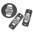 thumbnail image 4 of 2 Pcs 30mm Rear Suspension Lowering Links Stainless Steel Linkage Cushion Connecting  Height Drop Lever for R15 V3 2018-2020, 4 of 7