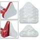 thumbnail image 4 of Almohadilla de mopa de vapor de 5 piezas, almohadilla de repuesto absorbente de agua para el hogar, almohadillas de limpieza Macarena Fregona plana de baño, 4 of 8