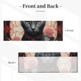 thumbnail image 2 of Valances for Windows Kitchen Curtains Small Treatments Valance, Cat And Roses (2) 42x12 inch, 2 of 5