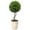Green, variant on A&B Home Faux Boxwood Topiary - Single Sphere-Color:Green,Style:Botanical