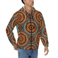 thumbnail image 4 of Zip Up Hoodies for Men - African Tribal Style Long Sleeve Comfrt Men'S Fashion Hoodies & Sweatshirts, Jackets for Men Hoodies Pullover Clothing Clothes with Pouch, 4 of 5
