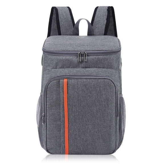 Insulated Backpack Cooler, Leak Proof and Portable Cooler Bag, Camping Cooler Backpack for Men and Women, Keeps 24 Cans Cold up to 24 Hours (Gray)
