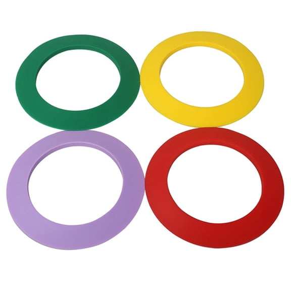 4Pcs Golfs Putting Cup Rings Golfs Practice Hole Putting Accuracy Trainer Indoor/Outdoor Practice Putting Training Tool