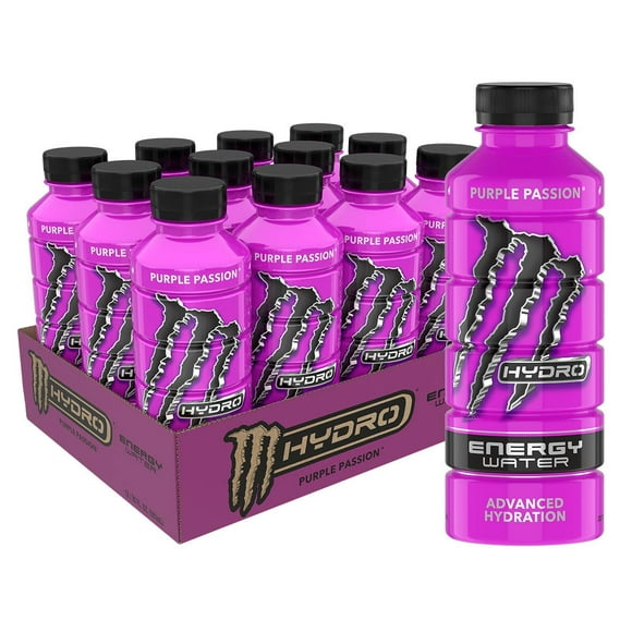 Monster Hydro Purple Passion 550ml, 180 Caisses
