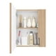 thumbnail image 4 of Botiquín Para Baño Maderkit Lucía Color Rovere Beige 40 cm Ancho x 48 cm Alto x 11,5 cm Fondo, 4 of 5