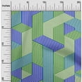 thumbnail image 2 of oneOone Silk Tabby Royal Blue Fabric Geometrical Quilting Supplies Print Sewing Fabric By The Yard 42 Inch Wide, 2 of 4