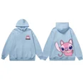 thumbnail image 1 of Sudadera con capucha de Disney para mujer, sudadera de dibujos animados con letras de monstruo y Ángel, jersey bonito Harajuku Unisex con bolsillo, 1 of 3