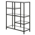 thumbnail image 3 of Evelyn&Zoe Imogen 42'' Tall Rectangular Bookcase in Blackened Bronze, 3 of 8