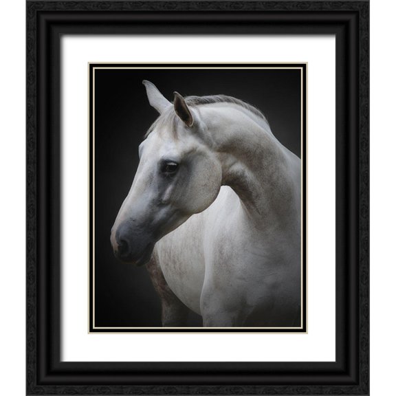 Avivi, Avishai 20x24 Black Ornate Wood Framed with Double Matting Museum Art Print Titled - Maggie
