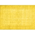 thumbnail image 1 of Ahgly Company Machine Washable Indoor Rectangle Abstract Yellow Contemporary Area Rugs, 2' x 4', 1 of 4