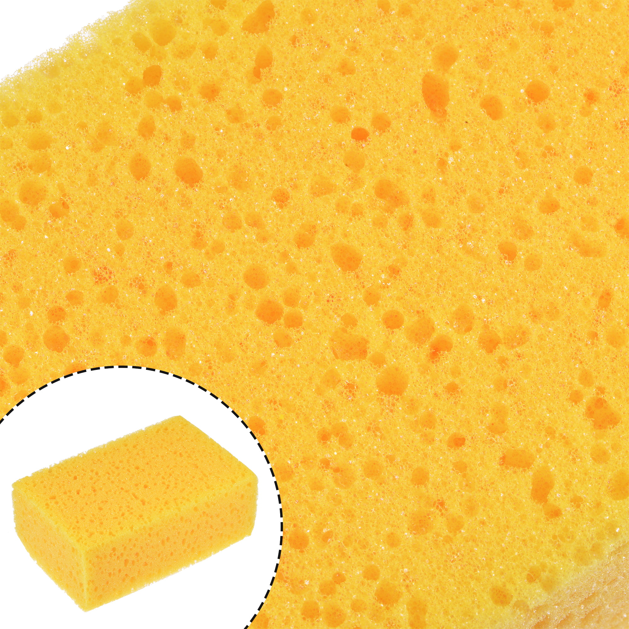 Knockdown Texture Sponge 2.8 Faux Painting Supply Wall Texturing 6pcs - Yellow