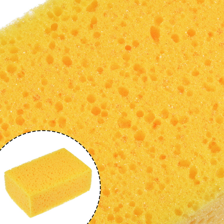 Knockdown Texture Sponge 6.3x3.9 Faux Sponge Painting Supplies Yellow