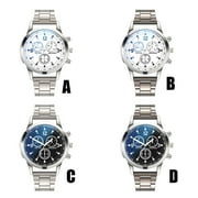 Clearance!EARSTMAKEUP Men's Watch Luxury Watches Quartz Watch Stainless Steel Dial Casual Bracele Watch Watches for Men on Sale Clearance(A)