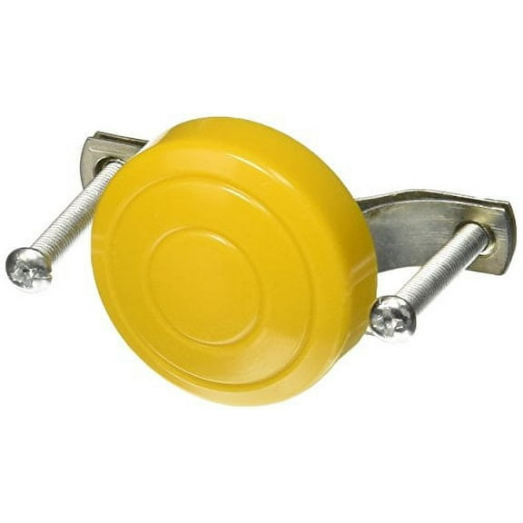 Dorman HELP Universal Conduct Tite Horn Button Electrical Switch, Silver and Yellow