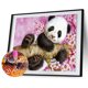 thumbnail image 1 of Cuadros Decorativos Diamante pintura Panda completo redondo taladro imagen de diamantes de imitación DIY dibujo Kit Ehuebsd embutido en tela, 1 of 1