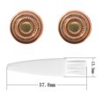thumbnail image 1 of piezas de depilación facial Ersatzköpfe, Haarentfernungsklingen für den schmerzlosen Epilierer für Frauen Geeignet für den glatten Abschluss Fehlerloser Haarentferner, Gold Rose Zhivalor OTTO-ZYS-0147, 1 of 7