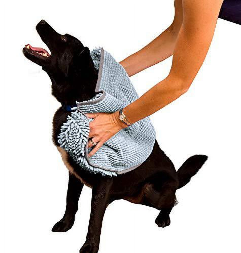 Soggy Doggy Microfiber Chenille Absorbent Towel Gray - image 2 of 3