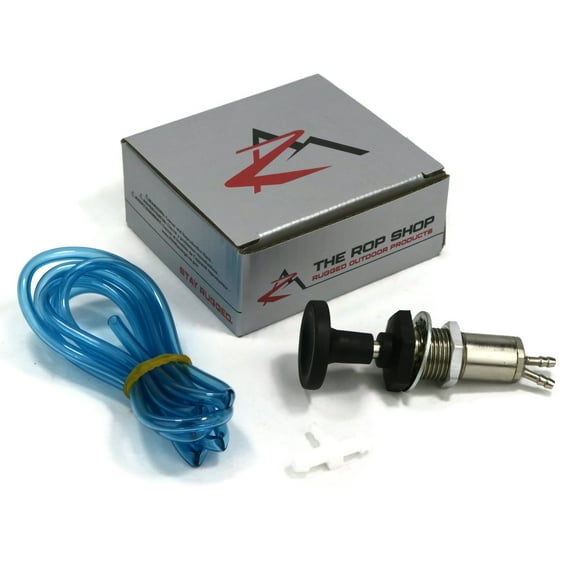 The ROP Shop Fuel Primer Plunger Pump with 3 ft Fuel Line with "T" Fitting fits 1/4" to 1/8"