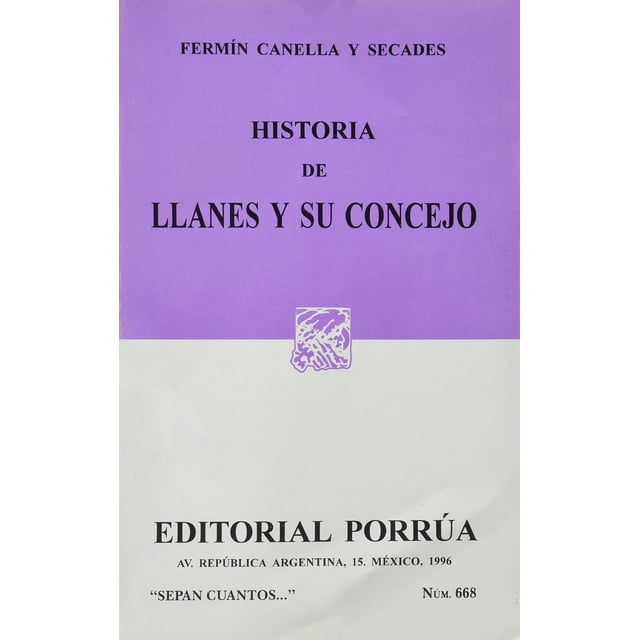 Historia de Llanes y su concejo Editorial Porrúa 9789700709314