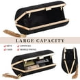 thumbnail image 6 of Clutch Purses For Women Tassel Evening Clutch bag Cross Body & Shoulder Bag For Wedding Night out Party, 6 of 6