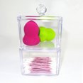 thumbnail image 1 of OULII 1Set Cotton Swabs Container Acrylic 9x9x17cm, 1 of 2