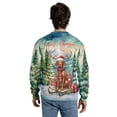 thumbnail image 5 of Merry Christmas Santa Reindeer Antlers Vizsla Sleigh Xmas Winter Holiday All Over Print 3D Sweatshirt Unisex Merch Vizslas Dog Lover Gifts Idea - 00023, 5 of 6