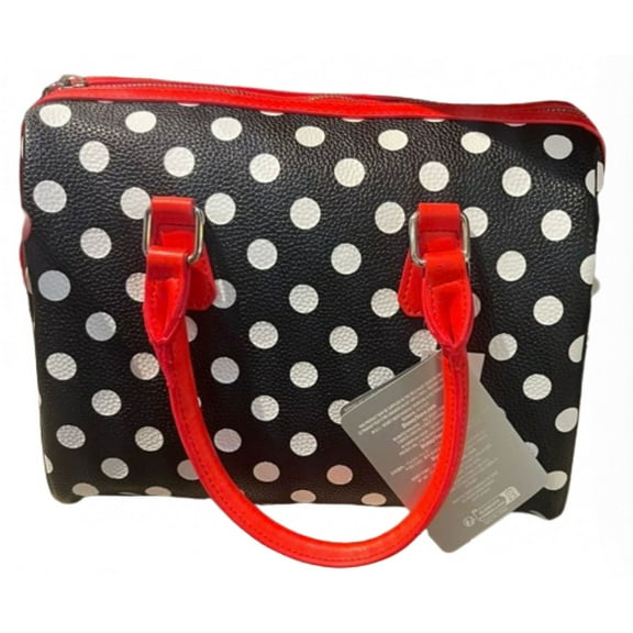 Disney Parks Minnie Mouse Dots Satchel Bag New with Tag