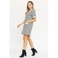 thumbnail image 5 of Eloges Women's Tweed Short Sleeve Shift Dress with Pockets, 5 of 7