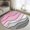 Pink, variant on Hallway Runner Rug 2x6 Ft, Fall Grey Orange Non Slip Area Rugs for Entryway, Thanksgiving Pumpkins Maple Leaf Geometric Washable Low Pile Accent Carpet for Indoor Corridor Laundry Kitchen Bedside