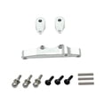 thumbnail image 4 of Bunblic RC Steering Components Professional RC Car Parts for Wltoys Crawler Vehicles Silver, 4 of 8
