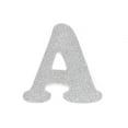 thumbnail image 1 of EVA Glitter Foam Letter Cut Out "A", Silver, 4-1/2-Inch, 12-Count, 1 of 1