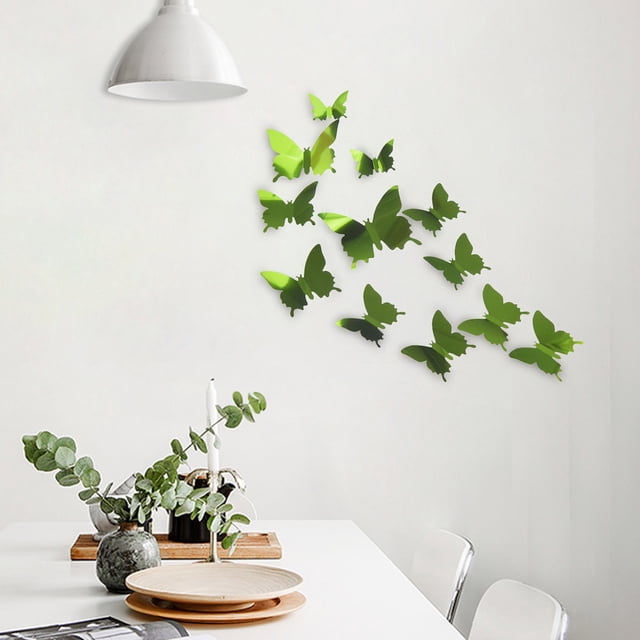 TIMIFIS Wall Sticker 24 X Wall Sticker Mirror Mirror Room Sticker Bedroom Home Decor