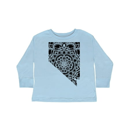 

Inktastic Nevada Silhouette Mandala Gift Toddler Boy or Toddler Girl Long Sleeve T-Shirt
