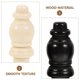 thumbnail image 3 of 2 Sets Wood Chess Set Mini Chess Set International Chess Pieces Small Chess Pieces for Chess Board, 3 of 4