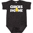thumbnail image 3 of Inktastic Chicks Dig Me Boys Baby Bodysuit, 3 of 5