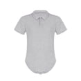 thumbnail image 1 of Aislor Men's Turn-Down Collar Short Sleeve Shirt Button Crotch Leotard One Piece Bodysuit Rompers, 1 of 7