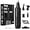 All Black, variant on Nose & Ear Hair Trimmer for Men, Painless USB Rechargeable, Professional Facial Hair Trimmer with IPX7 Waterproof Dual Edge Blades (Grey)