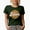 Military Green, variant on Distressed Blessed Mama with Sunflowers Art, Mother's Day Merch Gift, Navy Blue T-Shirt, Medium