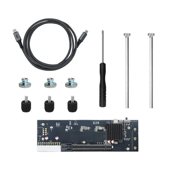 40Gb USB4.0 Type C External GPU Expansion Dock 40Gbps Compatible Port For RTX3060 /GTX1060 Simple Setups